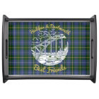 Halifax Dartmouth N.S. Best Friends tray tartan
