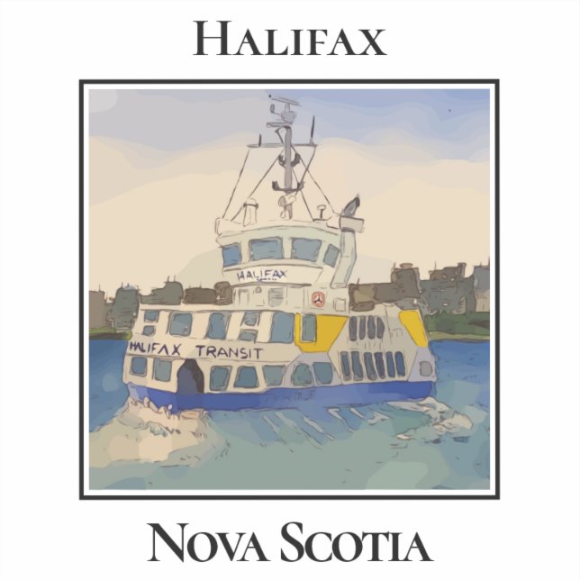 Halifax Harbour Ferry Boat (Front)