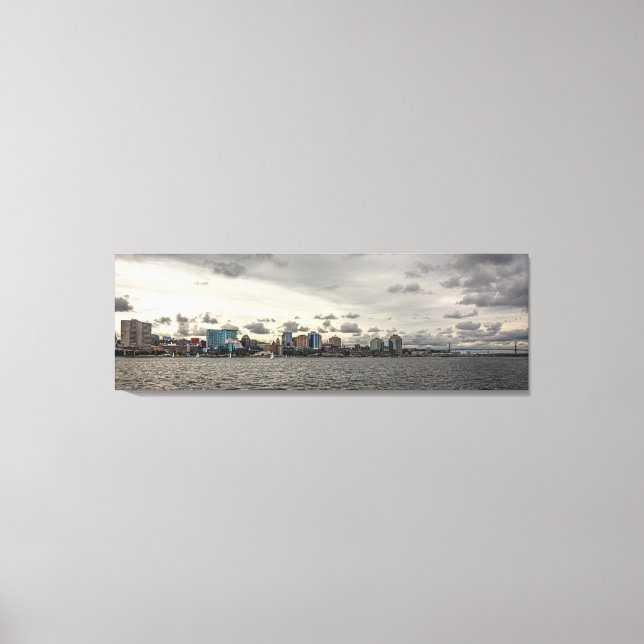 Halifax Harbour Skyline Canvas Print (Front)