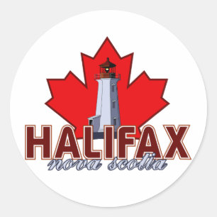 Halifax Lighthouse Classic Round Sticker