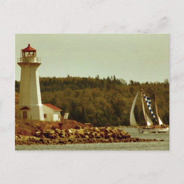 Halifax lighthouse postcard (Front)
