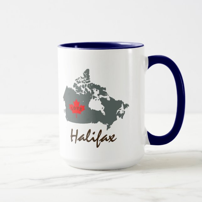 Halifax Nova Scotia Canada  coffee tea cup mug (Right)