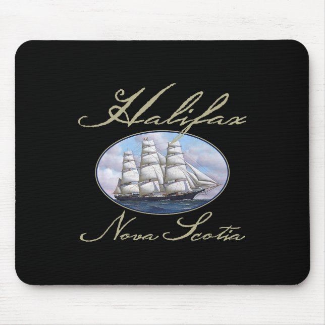 Halifax Nova Scotia Clipper Ship  Mouse Pad (Front)