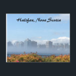 Halifax, Nova Scotia Postcard<br><div class="desc">Halifax,  Nova Scotia Canada foggy waterfront cityscape</div>