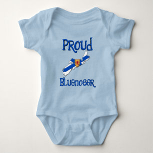 Halifax Nova Scotia Proud Bluenoser Baby Bodysuit