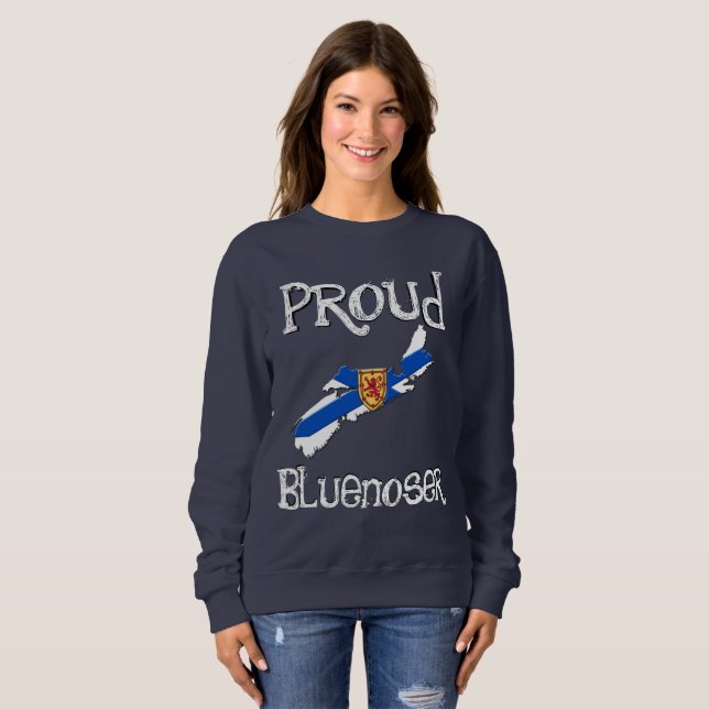 Halifax Nova Scotia sweater Proud Bluenoser  (Front Full)