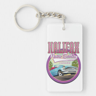 Halifax Nova Scotia travel logo Keychain