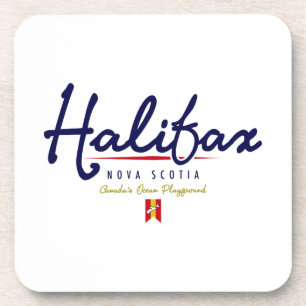 Halifax Script Coaster
