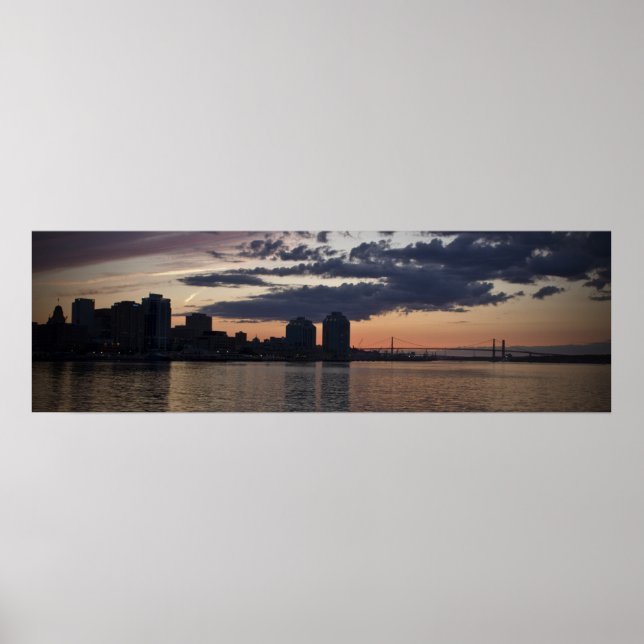 Halifax Waterfront At Dusk fine art print (Front)