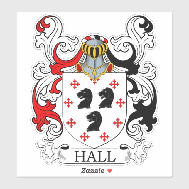 Hall Family Crest (Sheet)