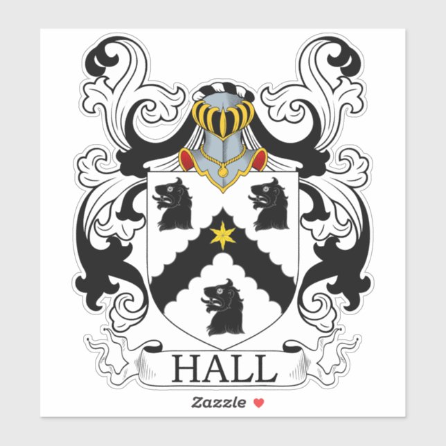 Hall Family Crest (Sheet)
