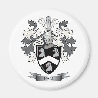 Hall Family Crest Coat of Arms Magnet