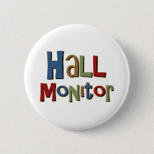 Hall Monitor Colourful 2 Inch Round Button