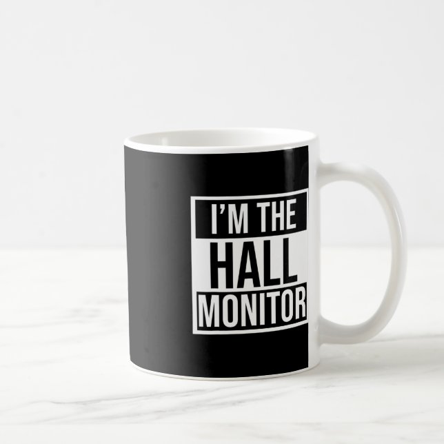 Hall Monitor Gift Back To School Student  Coffee Mug (Right)