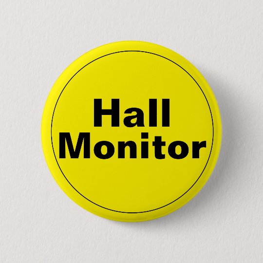 Hall Monitor School 2 Inch Round Button Zazzle.ca