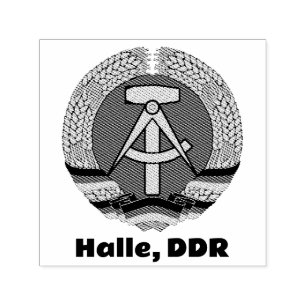 Halle, Deutsche Demokratische Republik - DDR Self-inking Stamp