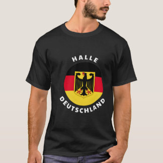 Halle Gery De Ger Heritage Pride Flag Badge T-Shirt