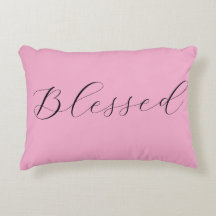Hallelujah and Blessed Minimal Simple Pink 