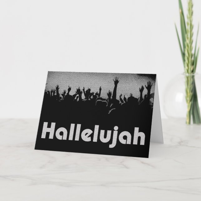 Hallelujah Greeting Card (Front)