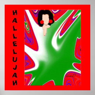 Hallelujah ! impression sur toile