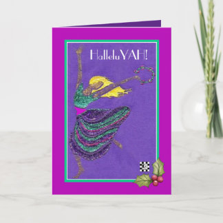HalleluYAH Christmas Dancer Card