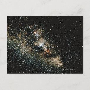 Halleys Comet  in the Milky Way Postcard