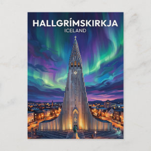 Hallgrímskirkja Iceland Postcard