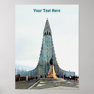 Hallgrímskirkja, Reykjavik Poster