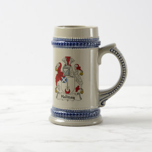 Halliday Coat of Arms Stein - Family Crest