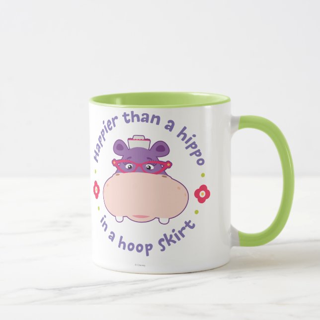Hallie - Happier Than a Hippo in a Hoop Skirt Mug (Right)