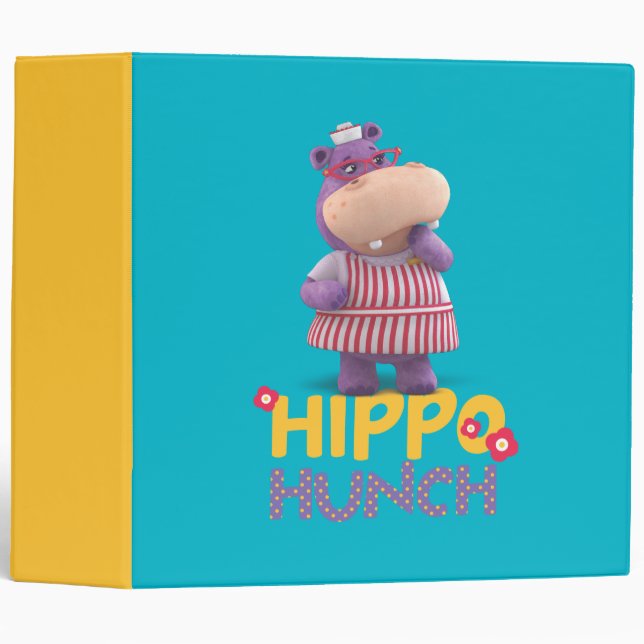 Hallie - Hippo Hunch Binder (Front/Spine)