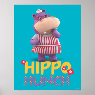 Hallie - Hippo Hunch Poster