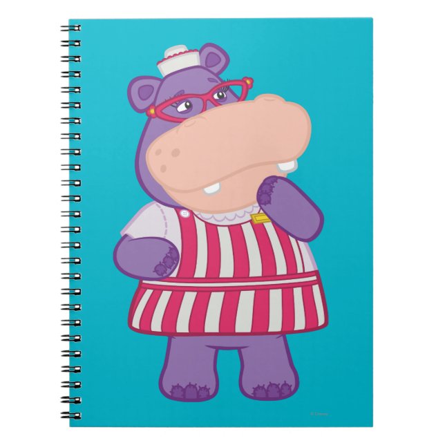 Hallie the Happy Hippo Notebook (Front)