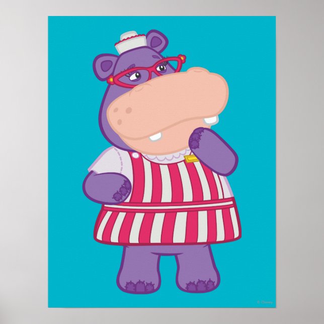Hallie the Happy Hippo Poster (Front)