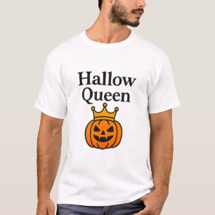Hallo Queen Funny Halloween Costume Shirt
