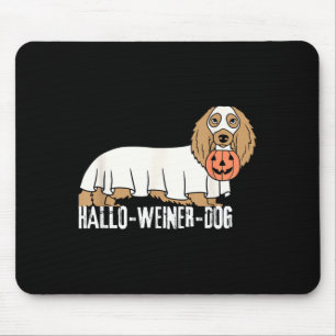 Hallo-Weiner-Dog Dachshund Halloween Dog Mouse Pad