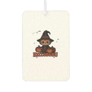Hallobubu Halloween Cute & Spooky Witch Cat T-Shir Air Freshener
