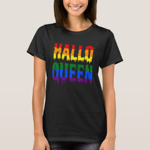 Halloqueen  Halloween LGBT Gay Pride Costume T-Shirt