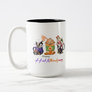 Hallothankmas Mug with Mermaids