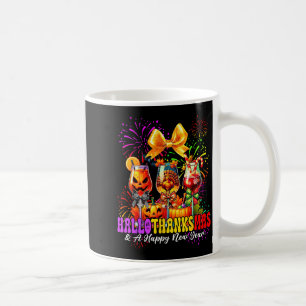 Hallothanksmas &amp; A Happy New Year Fireworks Wi Coffee Mug