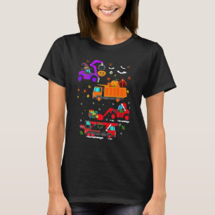 Hallothanksmas Construction Vehicle Crane Truck Bo T-Shirt