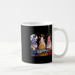 Hallothanksmas Gnomes Halloween Thanksgiving Chris Coffee Mug