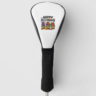 HalloThanksMas Halloween Thanksgiving Christmas Sc Golf Head Cover