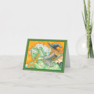 HALLOUEZ EVE WITCH ET CHEVAL CARTE DE REMARQUE Vid