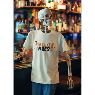 Hallow Vibes Cute Halloween T-Shirt