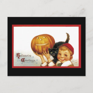 Hallowe’en Greetings - Postcard