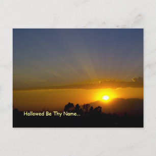 Hallowed Be Thy Name Postcard