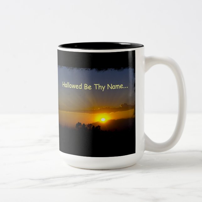 Hallowed Be Thy Name Two-Tone Coffee Mug (Right)