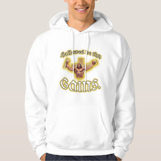 "Hallowed soit sweat - shirt à capuche de blanc de