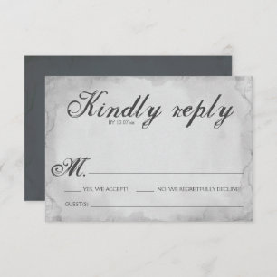 Hallowedding RSVP Card